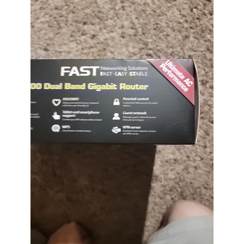 ASUS‎ Router (RT-AC68R)   Wireless-AC1900 Dual-Band Gigabit Router - Picture 12 of 12